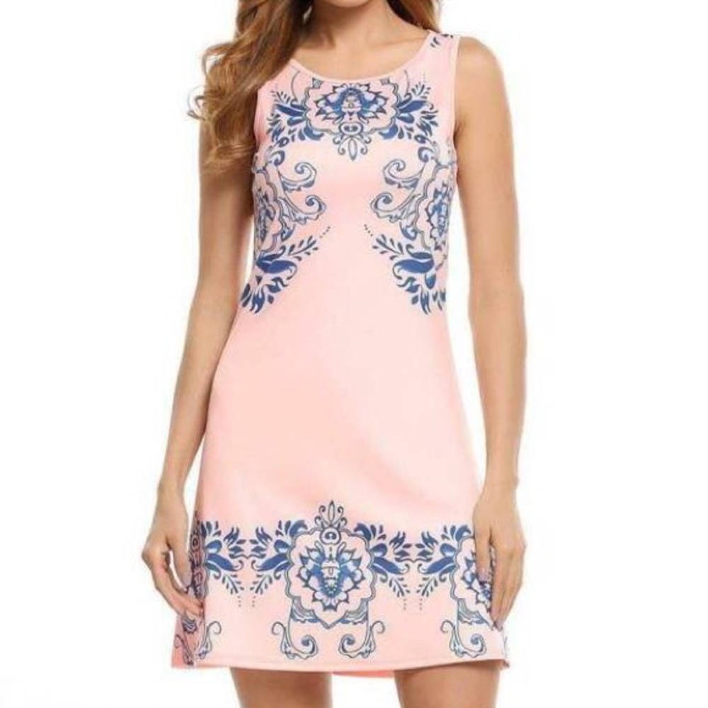 Cute casual scoop neck dress